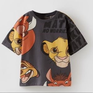 Zara x Disney 5T lion king shirt